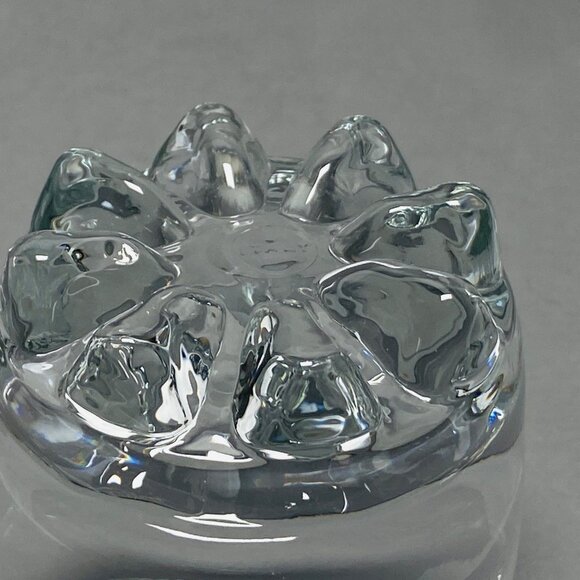 Crown Royal Whiskey Glass 10 Oz Low Ball Rock Glass 8 Point Bottom Italy - Picture 10 of 12